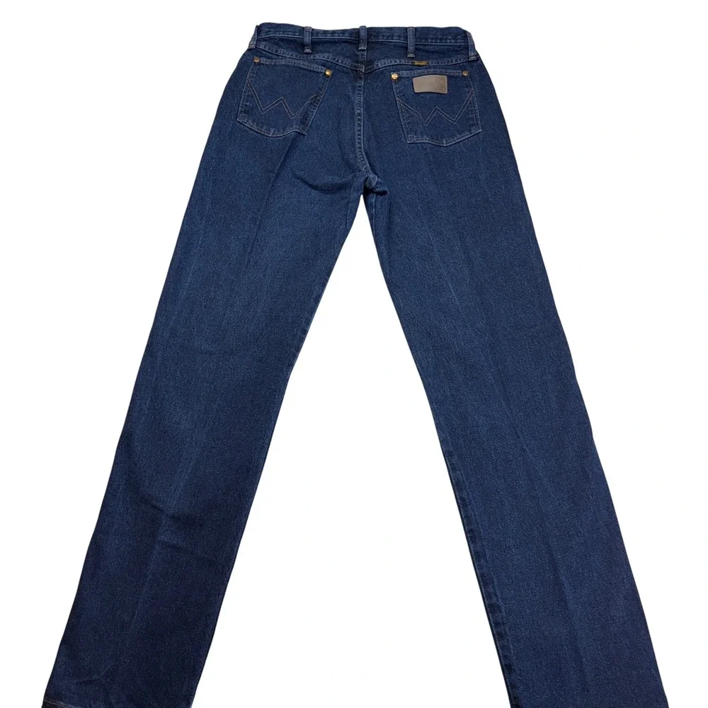 Wrangler‎ Men's Dark Wash Boot cut Leg Denim Jeans Size 33x36 lot of 2